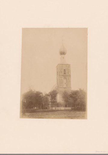 View of the Saint Nicholas Church in Dwingeloo