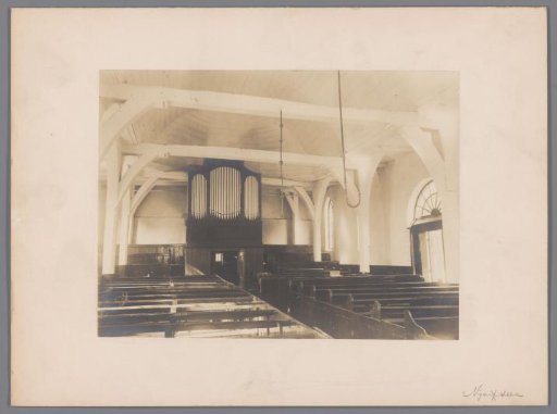 Interior of the Reformed Church at Nijeveen