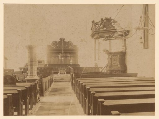 Interior of the abbey church at Aduard