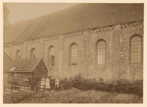 South side of the abbey church at Aduard