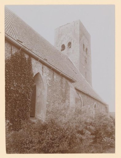 View of the Walfridus church at Bedum