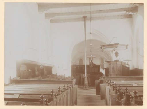 Interior of the Reformed church at Haren