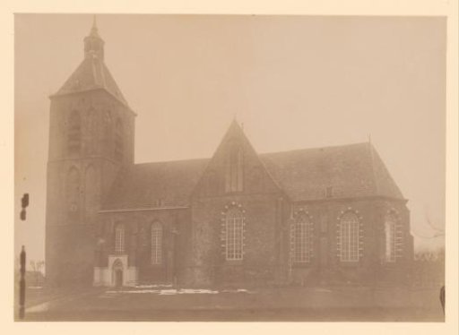 View of the Saint Hippolytus Church in Middelstum