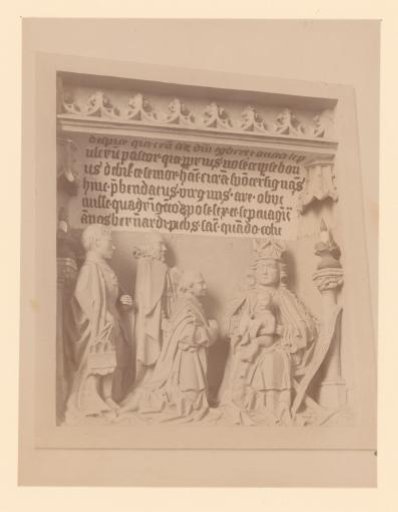 Bas-relief in the Sint-Hippolytus Church in Middelstum