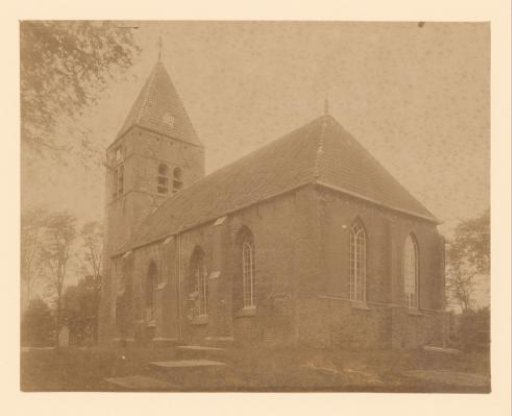 Southeast side of the Reformed Church in Westerwijtwerd