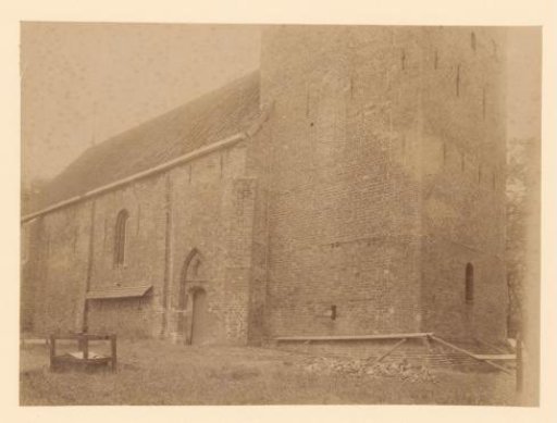 Northwest side of the Reformed Church in Westerwijtwerd