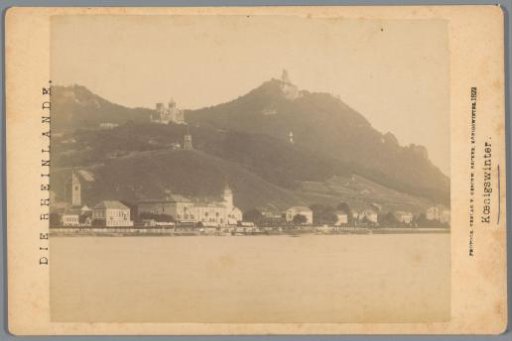 View of Königswinter and the Rhine