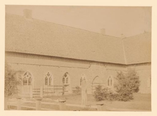 Exterior of the cloister of the Ter Apel Monastery