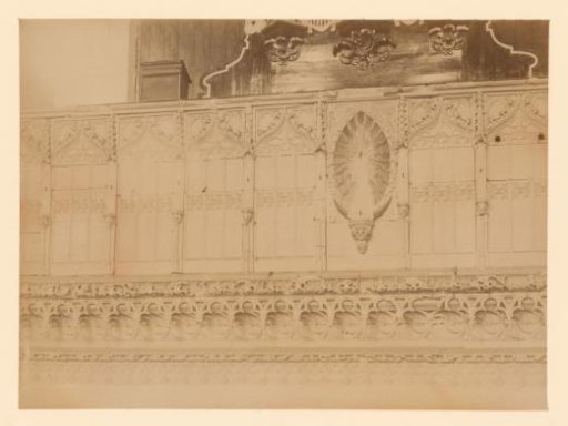 Detail of the iconostasis in the Ter Apel Monastery Church