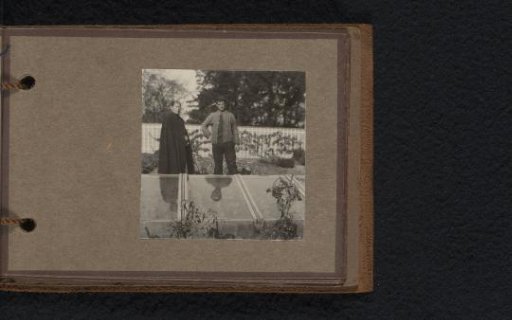 Man and woman in a vegetable garden