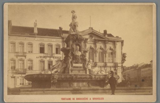 Brouckère Fountain in Brussels