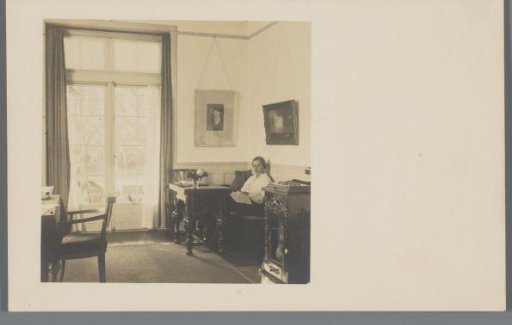 Woman in an interior