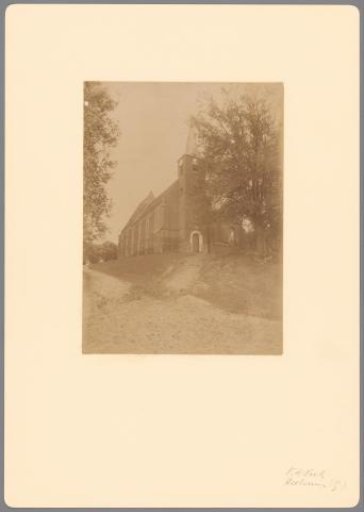 View of the Reformed Church in Heelsum