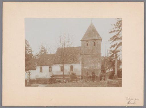 View of the Little Bartholomew's Church in Beek