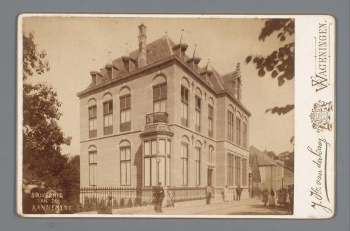 Building of the Maatschappij tot Nut van 't Algemeen in Stationsstraat, Wageningen