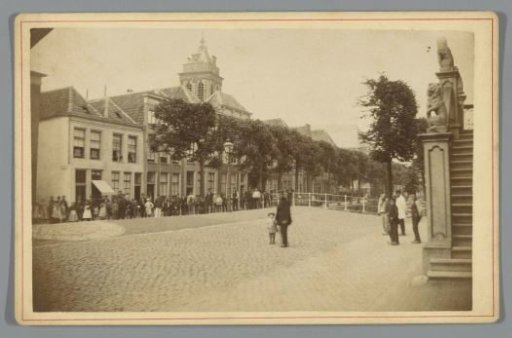 Bridge in Front of the Town Hall of Schoonhoven, Viewed Towards the Bartholomeüskerk
