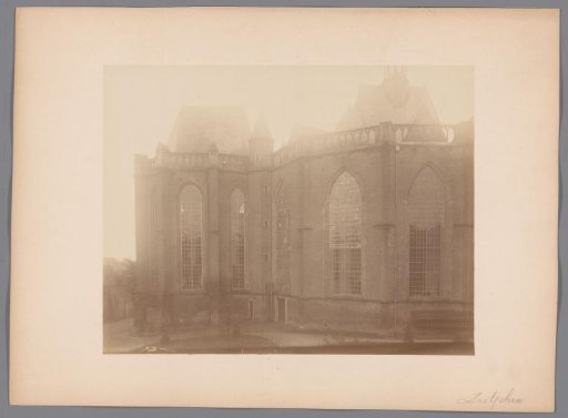North side of the choir of the Saint Walburgis Church in Zutphen
