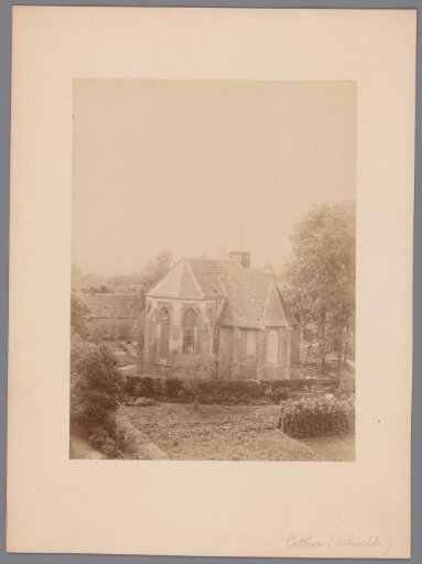 View of the Saint Agnes Church in Cothen