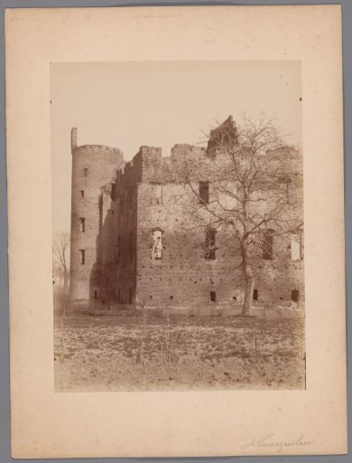 Ruins of Castle de Haar in Haarzuilens