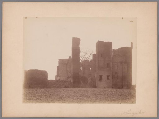 Ruins of Castle de Haar in Haarzuilens