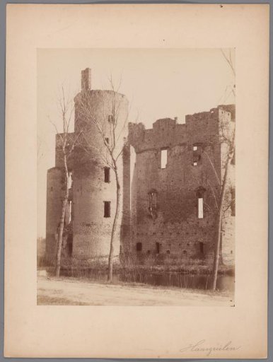 Ruins of Castle de Haar in Haarzuilens