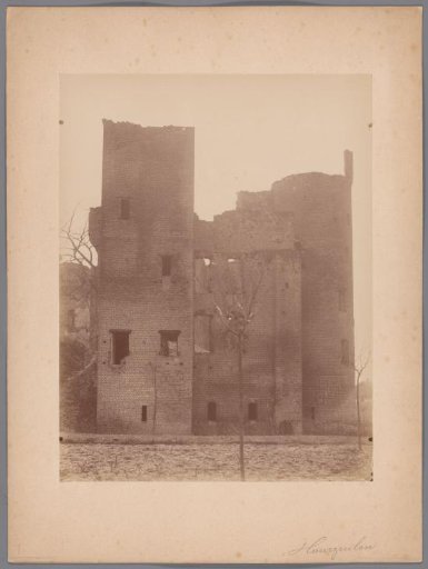 Ruins of Castle de Haar in Haarzuilens