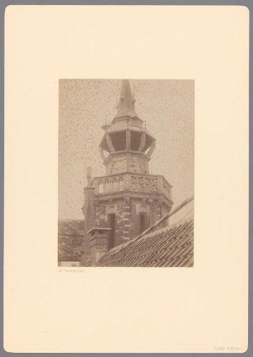 Tower of the town hall of Kampen