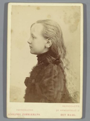 Portrait of Princess Wilhelmina in Mourning Attire