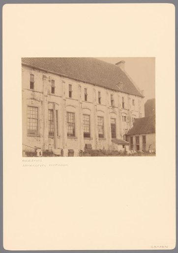 Rear facade of the orphanage in Kampen