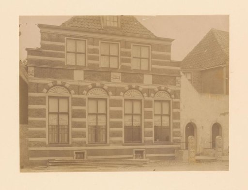 Facade of a house in Vollenhove