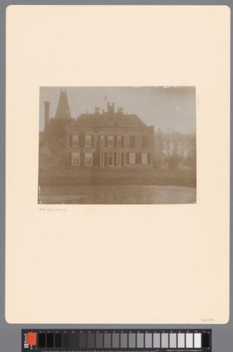 Rear facade of the manor house De Gelder at Wijhe
