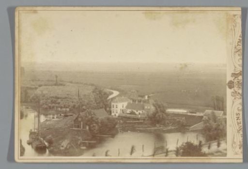 View of the Ooijpolder, seen from the
