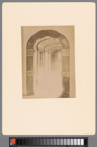 Covered hall in the Vrouwenhuis at Zwolle