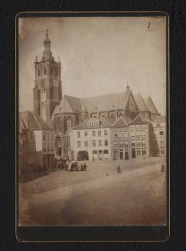View of the Market and the Saint Christopher Cathedral, Roermond