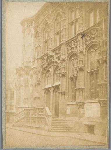 Entrance to the Town Hall of Ghent