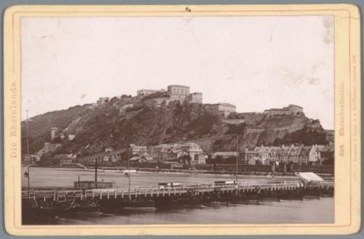View of Ehrenbreitstein Castle, near Koblenz