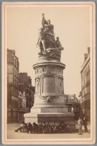 Monument to Marshal Moncey on the Place de Clichy, Paris