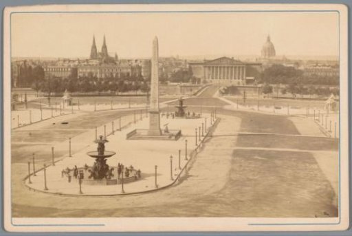 View of the Place de la Concorde in Paris