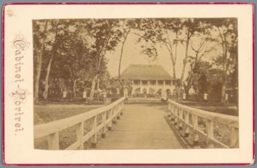 View of the residence house in Palembang