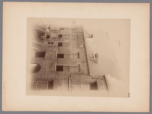 Facade in the courtyard of the Markiezenhof in Bergen op Zoom