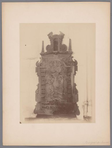 Monument to Hieronymus van Tuyll van Serooskerke and Eleonora Micault in the Saint Gertrude Church in Bergen op Zoom