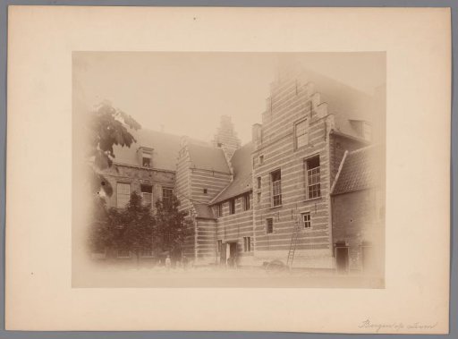 Facade in the rear courtyard of the Markiezenhof in Bergen op Zoom