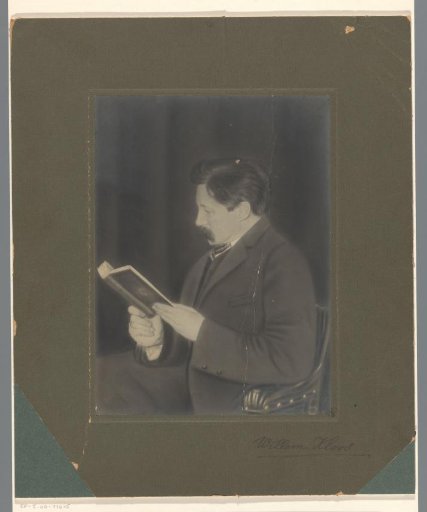 Portrait of the Reading Willem Kloos