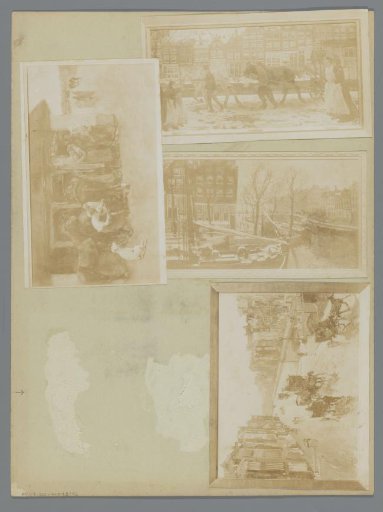Photoreproductions of four paintings by George Hendrik Breitner