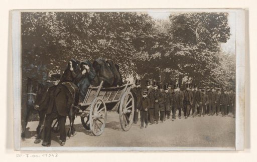 Funeral of Albert Breukers in Hengelo, 29 April 1903