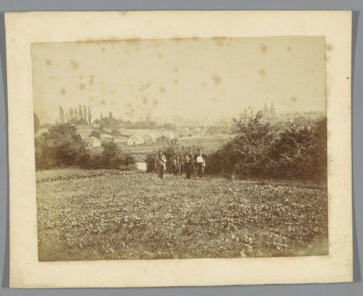 Peasants in a field, near Cleves