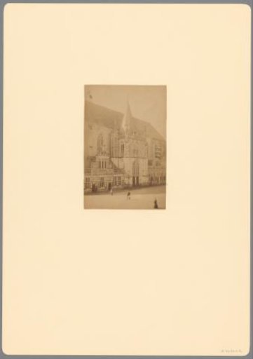 View of the Great or Saint Michael's Church at Zwolle