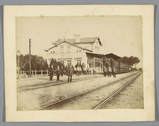 Railway station near Cleves