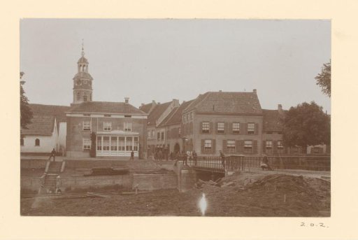 View of the Peperstraat with Church Tower at Buren