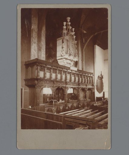 Interior of the Great or Saint Michael's Church in Oudewater